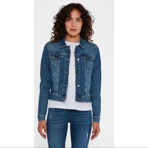 ASOS Noisy May Blue Debra Denim Jacket